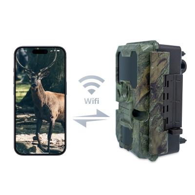 China Hunting camera KW866 with WIFI connection 0.25s capture speed waterproof IP67 up to 512GB Storage 32MP 4K at 30fps deer hunting for sale