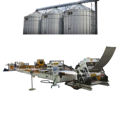 China Hotels Feed Farm Cheap Small Grain Silo Corrugated Panel Equipment For Sale Silo Making Machine for sale