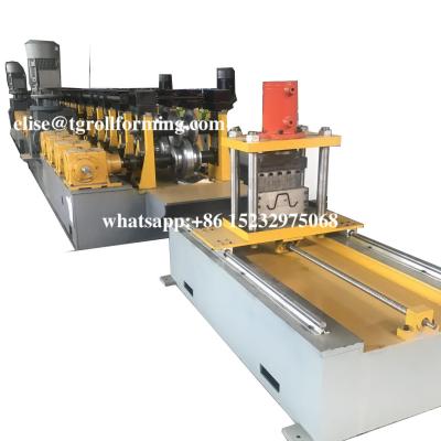 China Hotels Good Service Silo Purlin Machine CZ Channel Making Machine Omega Shape Roll Forming Machine for sale