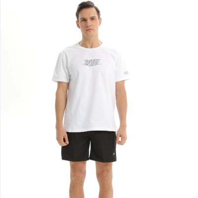 China Anti-Wrinkle Sports And Leisure Wear T-shirt Shorts Two-piece Suit Men Clothes for sale