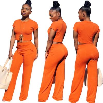 China Breathable Pure Color Casual Sheath Pants Long 2 Piece Set Plus Size 2021 Autumn Women Clothes Women Clothes for sale