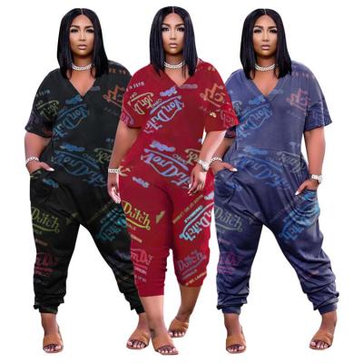 China Breathable Two Piece Fashion Women Casual Joggers Suits Set Custom Sweat Suits Body Suit for sale