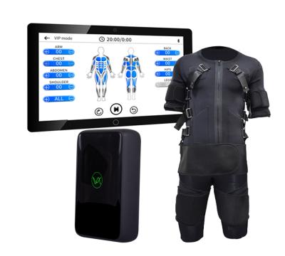 China Wireless Electric Detox EMS Training Suit Muscle Stimulator For Fitness for sale