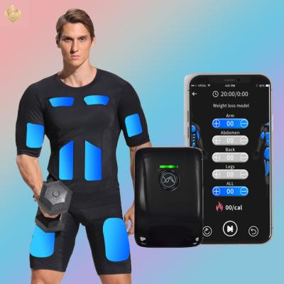 China Skin Tightening Hot 2021 EMS Body Sculpting Electric Muscle Stimulation Machine EMS Suit Radio for sale