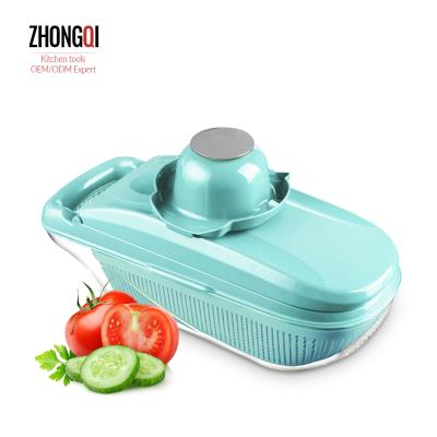 China Best Sustainable Hot Selling Multifunctional Vegetable Cutter 8 In 1 Manual Vegetable Chopper Chopper for sale