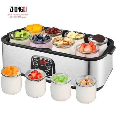 China Car Best Selling Stainless Steel 8 Time Yogurt Glass Maker for sale