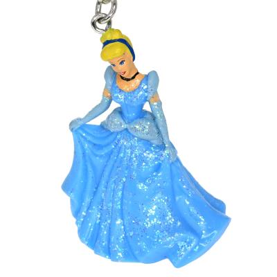 China Gift /Collectibles BEST SALE FOCUS OBJECT PLASTIC CUSTOM PVC SPORTS EVENT DISNEY CINDERELLA KEYCHAINS KEYCHAINS FOR GIRL for sale