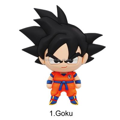 China GIFT CHILD LOVE DRAGON BALL Z GOKU LITTLE DIGIT Z FLUTE UNIQUE FASHIONABLE 3D PLASTIC BAG CUTE CUSTOM KEY KEY CLIP CLIP for sale