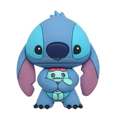 China Animal DISNEY NOVELTY CUTE STITCH WITH PILE ANIME 3D SMOOTH COLLECTIBLE KEEPSAKE FRIDGE MAGNETS FOR HOME DECOR for sale