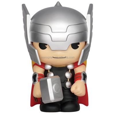 China NEW GIFT /Collectibles CHILDREN'S LIVING COLLECTION CREATIVE UNBREAKABLE CUTE SILVER MARVEL THOR THOR WISDOM SAVE THE BANK'S TOY for sale