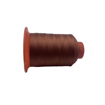 China Colorful Bonded Thread Low Shrinkage High Tenacity Nylon Bonded Sewing Thread For Sewing Leather Products for sale