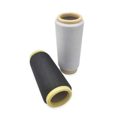 China Core Spun Thread Polyester Tarpaulin Spandex Spinning Air Covered 70d/300d Spandex Yarn Blanket Bare Yarn en venta