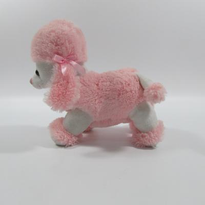 China Custom stuffed plush puppies plush toys poodle for girls hot sale, CE/ASTM safety stardard for sale