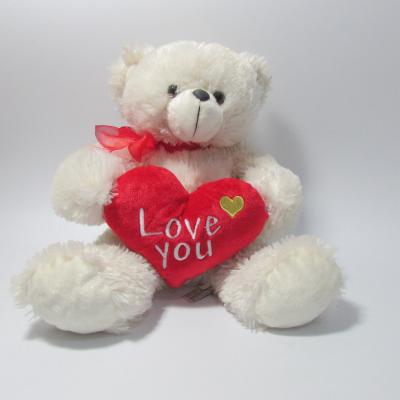 China 2016 plush valentines day gifts and valentines red heart teddy bear toys wholesale and customized, CE/ASTM safety stardard for sale