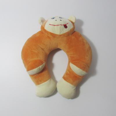 China Cute Plush Soft Plush Stuffed Monkey Neck Pillow U Shape for sale