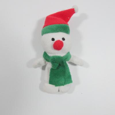 China Plush Toy Finger Puppets (Snowman), Customized Toys, CE/ASTM safety stardard for sale