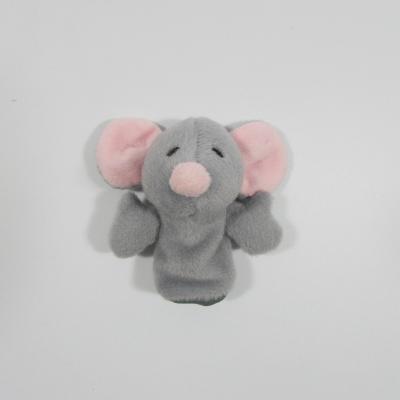 China Plush toy hand/finger puppets (elephant), customized toys, CE/ASTM safety stardard for sale