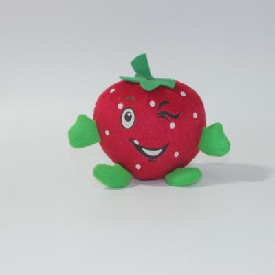 China Plush push strawberry/stuffed fruit and vegetable toy,customized toys,CE/ASTM safety stardard for sale