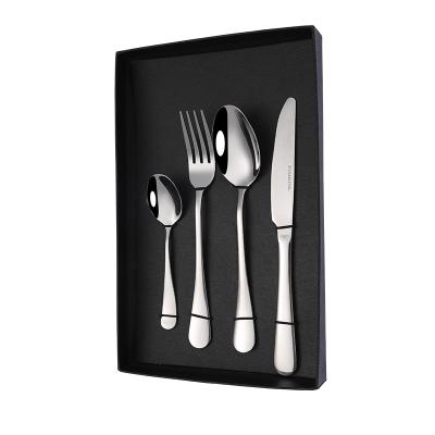 China Sustainable Good Quality 1010 Four Piece 430 Knife 410 Fork Spoon Sets for sale