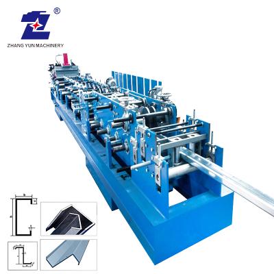 China Factory Price Automatic Steel Profile Production Line C Z Purlin Roll Forming Machine for sale