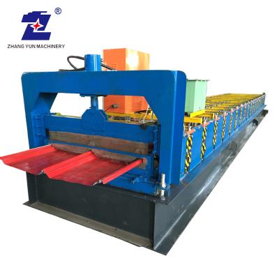 China Construction Projects Reinforcement Material Metal Panel ZY And Corrugated Colored Wall Sheet Roof Panel Roll Forming Machine for sale