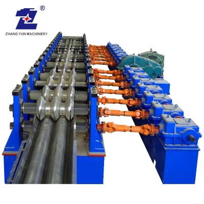 China Factory Price Good Road Guardrail Making Machine Two Waves Road Guardrail Roll Forming Machine for sale