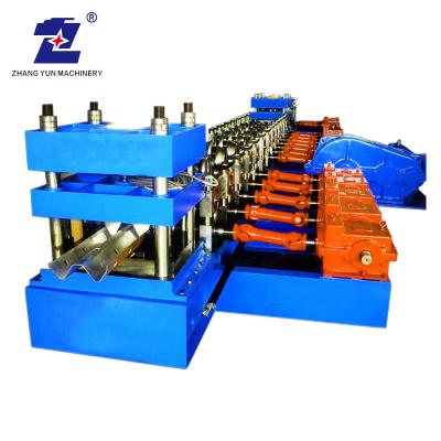 China Factory Former High Speed ​​Crash Barrier Machine W Beam Roll Road Guardrail Roll Forming Machine for sale