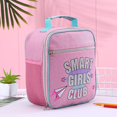 China Waterproof Printing Kids Picnic Cooler School Cooler Popular Girls Lunch Bag Thermal Bag for Kids School for sale