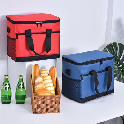 China Waterproof Insulated Camping Cooling Bag Insulated Thermal Travel Cooler Bag Lunch Food Carrier Bags For Women for sale