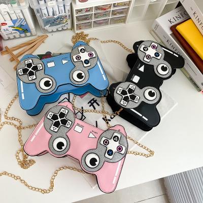 China Fashion Novelty Design Women Small Cross - Body Bag Cute Game Console Chain PU Purses for sale