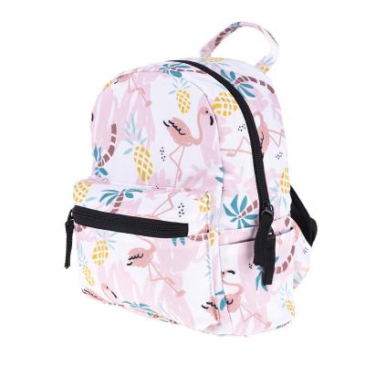 China Wear-resistant fashion digital fruit printing cute backpack pineapple kids school bag mini backpack for sale