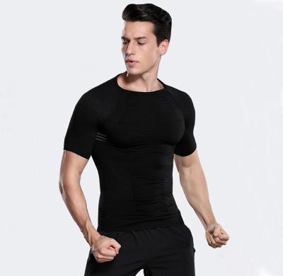 China Men's QUICK DRY T-shirt Hot Sale Seamless Thin Fit Sports Running Men's Quick Dry T-shirt for sale