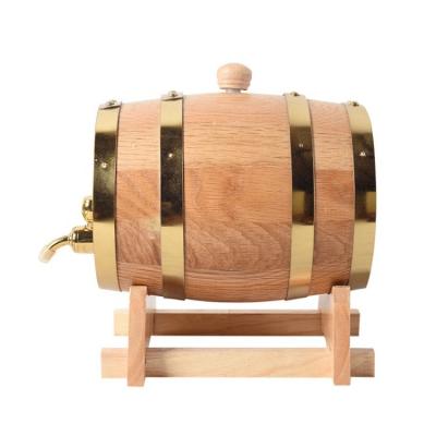 China Eco-friendly handcrafted wooden oak timber wine barrel for sale