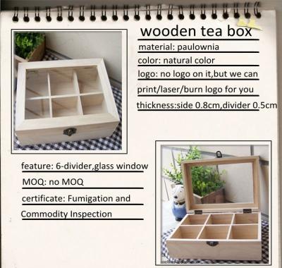 China Handmade for bags tea wooden box for sale