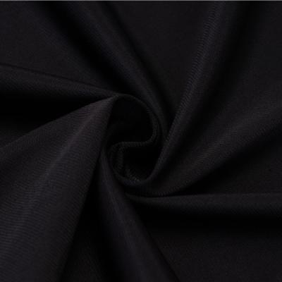 China CC1005 Stretch Warp Low Elastic Plain Fabric Polyester Knitting Fabrics For Sport Wear Fabric 100% Polyester for sale