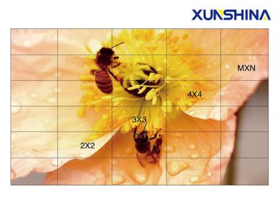 China 700 Nits High Brightness 55 Video Wall Display MxN Seamless For Bars for sale