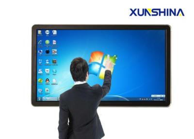 China University 84 Inch Interactive Touch Screen Totem With Ultra High Resolution for sale