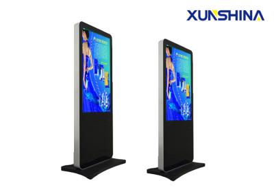 China 43 Inch Floor Standing Indoor LCD Advertising Display Touch Screen Totem for sale