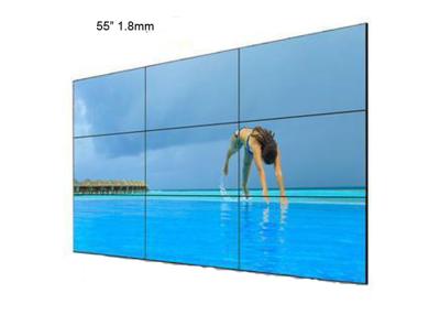 China Large 55 Inch Samsung Screen Seamless Video Wall With UNB 1.8mm 500Nits for sale