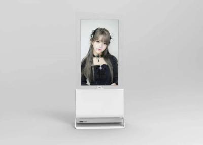 China 55inch vloer die Tweezijdige Digitale Signage Kiosk met Android OS bevinden zich Te koop