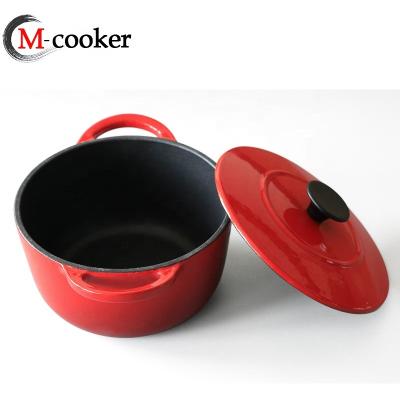 China Sustainable Manufacturers Wholesale Cookware Cooking Pots Cast Iron Pot for sale