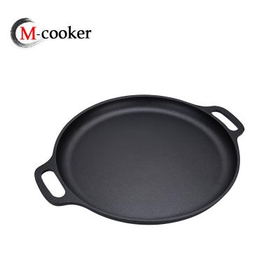 China Sustainable Hot Selling Round Cast Iron Pizza Pan for sale