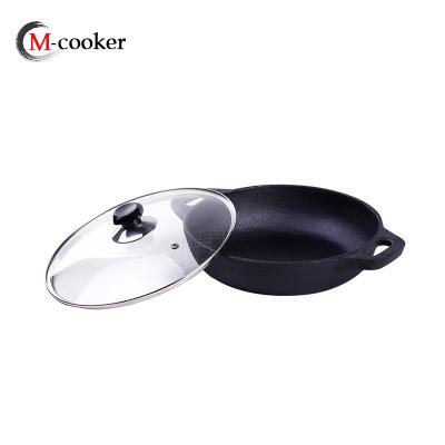 China Viable Factory Wholesale High Quality Pre-Seasoned Cast Iron Cookware Griddle Pizza Mold for sale