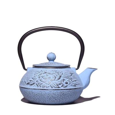 China Viable Wholesale Cheap Chinese Enamel Cast Iron Tea Kettle Teapots for sale