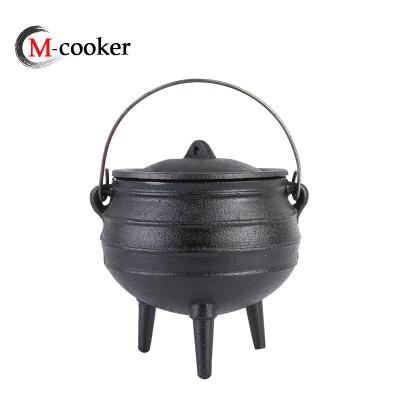 China South Africa Outdoor Cookware Cast Iron Pot Preseasoned Dutch Oven Pot Cookware for sale