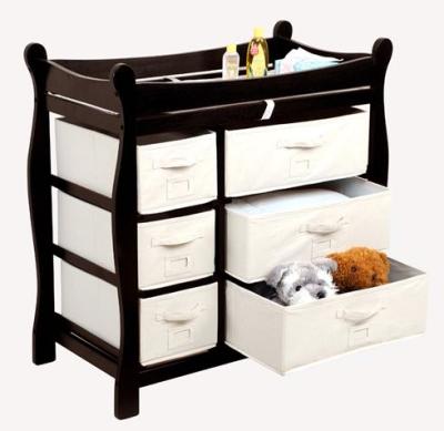 China Modern Baby Diaper Furniture Baby Changing Table with 6 Drawers for sale