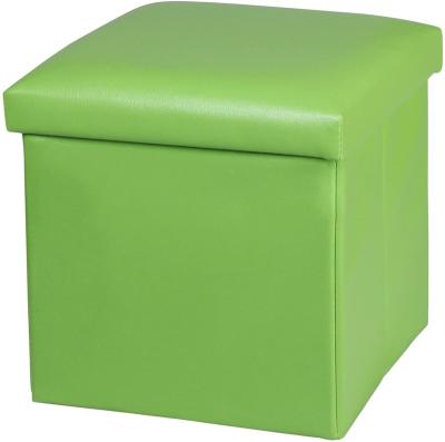 China Modern Storage Ottoman, Faux Leather Footstool Seat Toy Chest Kids Coffee Table for sale