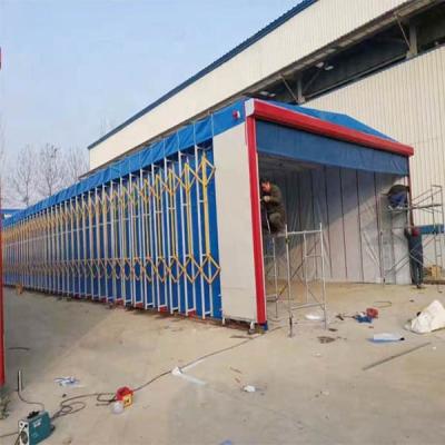 China Portable Spray Booth PVC TARGET Paint Car Spray Booth Retractable Removable Spray Booth Car Paint for sale