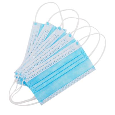 China Manufacturer Medical 3 Adult Earloop Earloop 3 Layer Facial / Disposable Medical Nonwoven Surgical Face Mask for sale