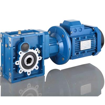 China Hotels High Precision BKM Series Hypoid Helical Gearbox 1 Hp Gear Motor Used Gear Box Motor Small Gearbox for sale